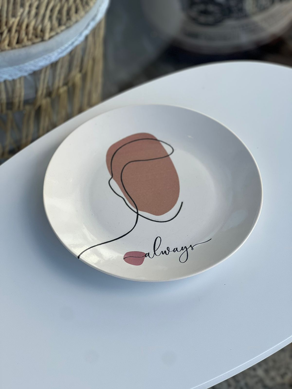 Plates Ceramic Decorated Dinnerware