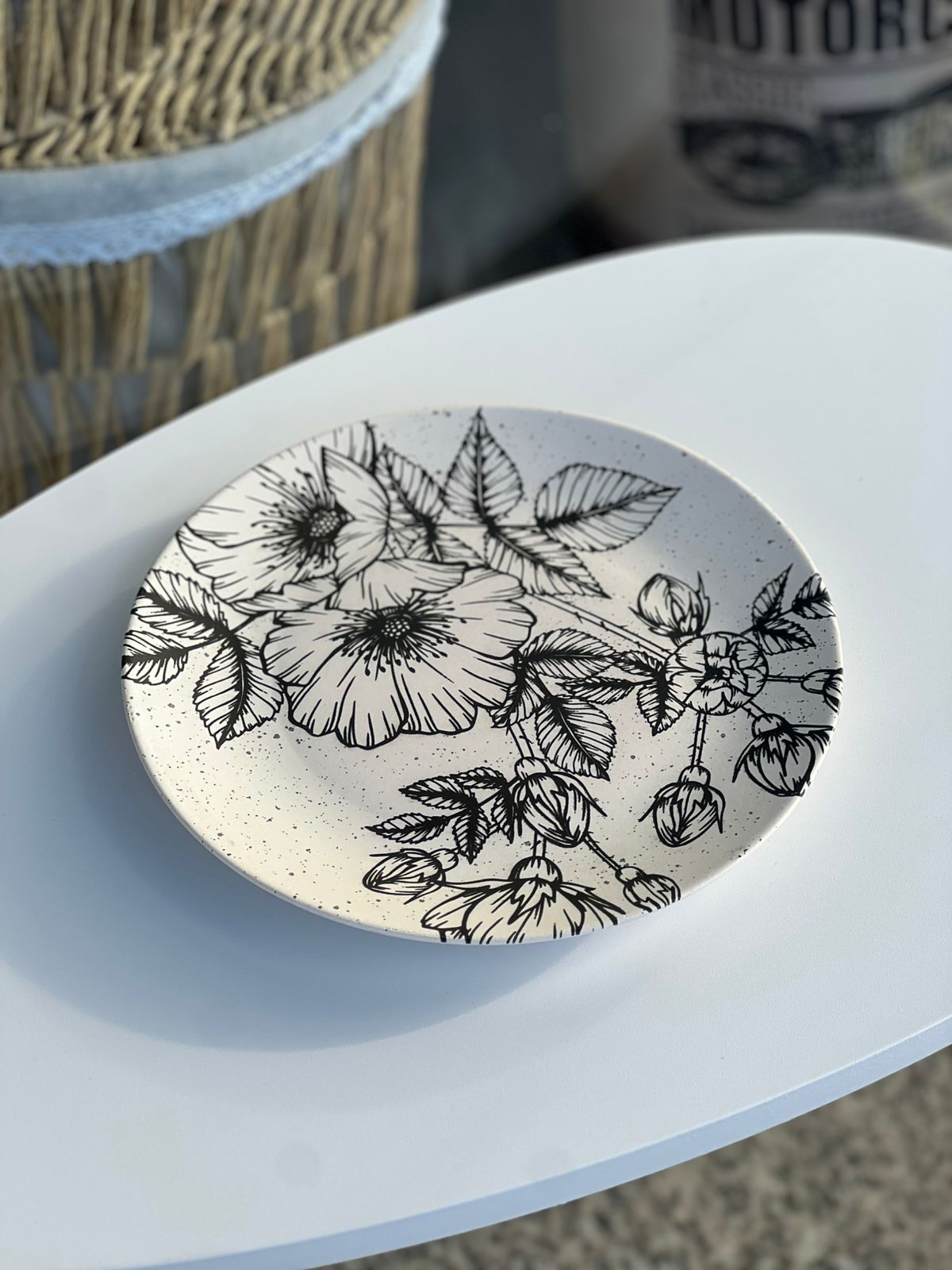 Plates Ceramic Decorated Dinnerware