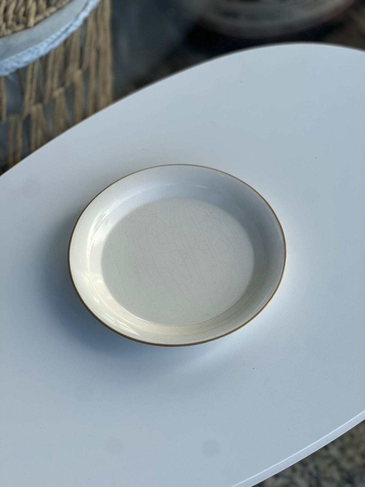 Plates White Glass Dinnerware