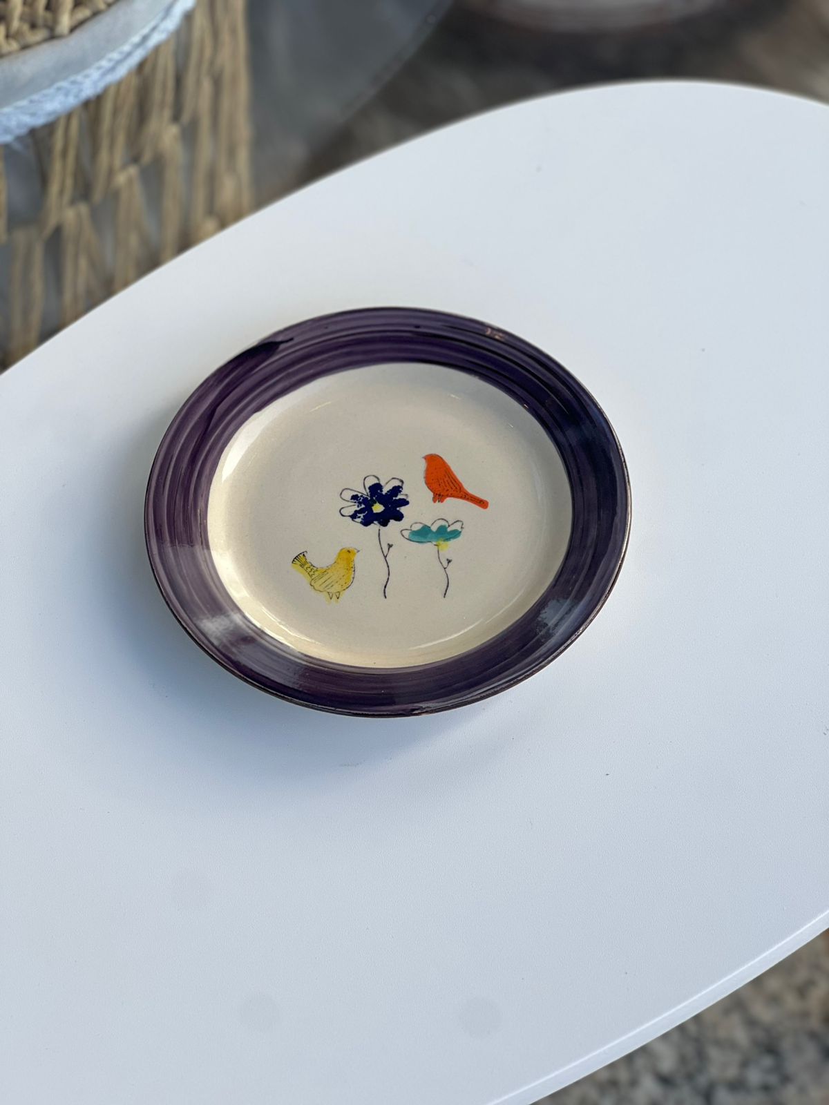 Plates White Glass Dinnerware