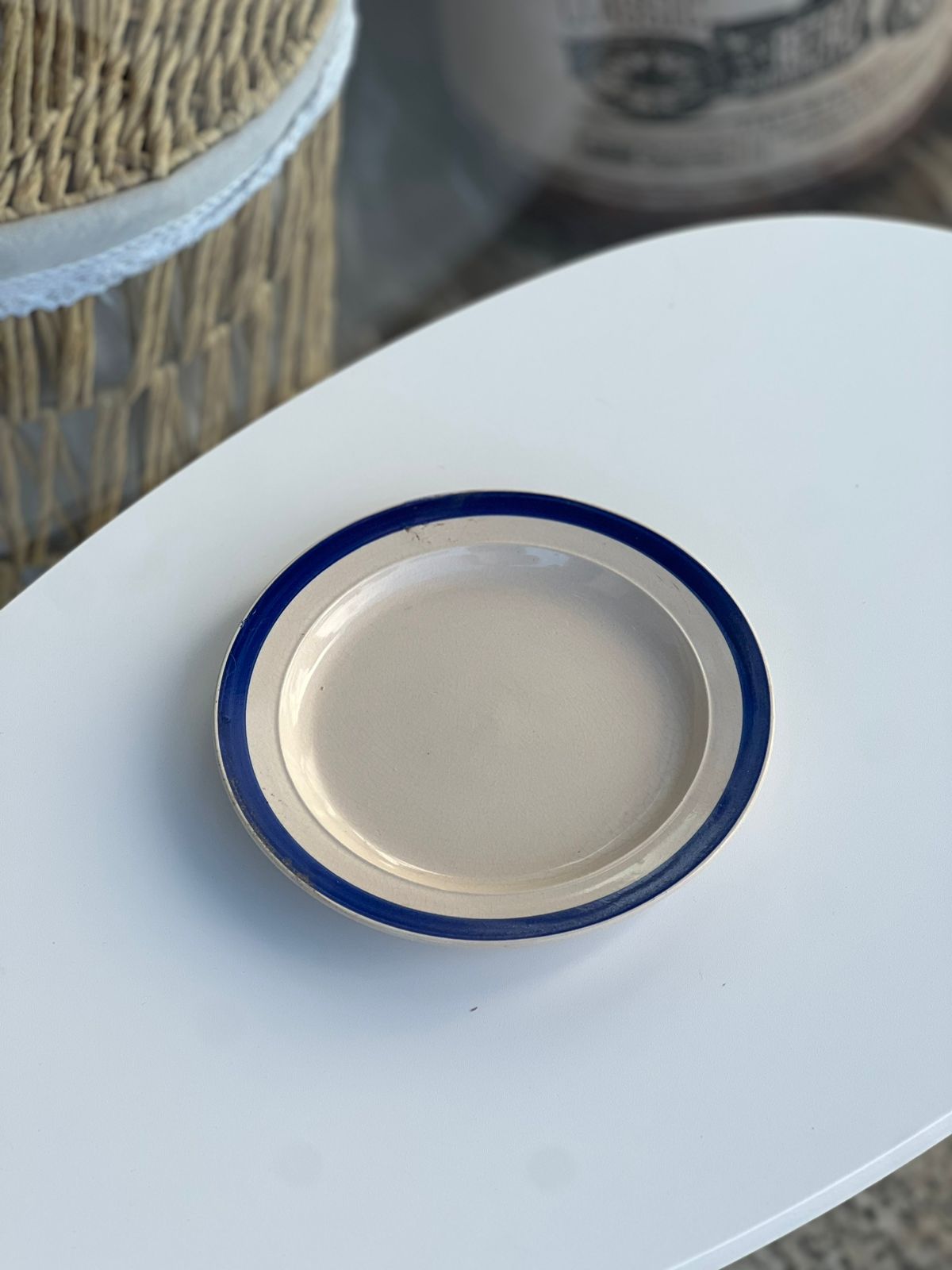 Plates White Glass Dinnerware