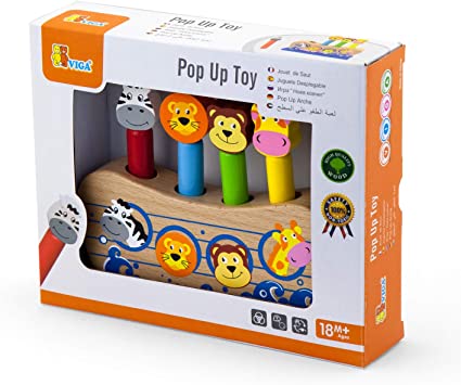 Play with Viga Learn from Fun Pop Up Toy