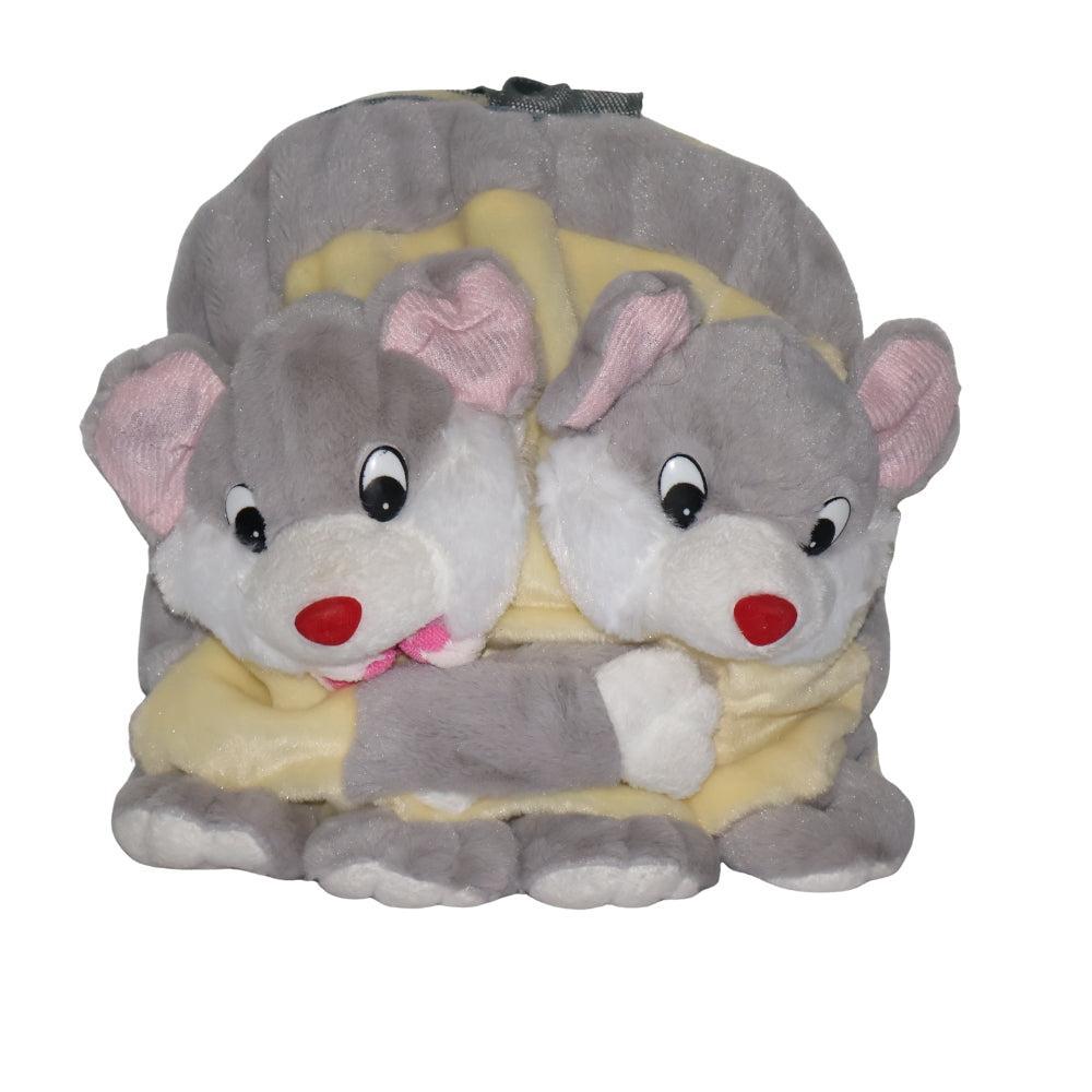 Plush Dog Dual-Face Kids Backpack