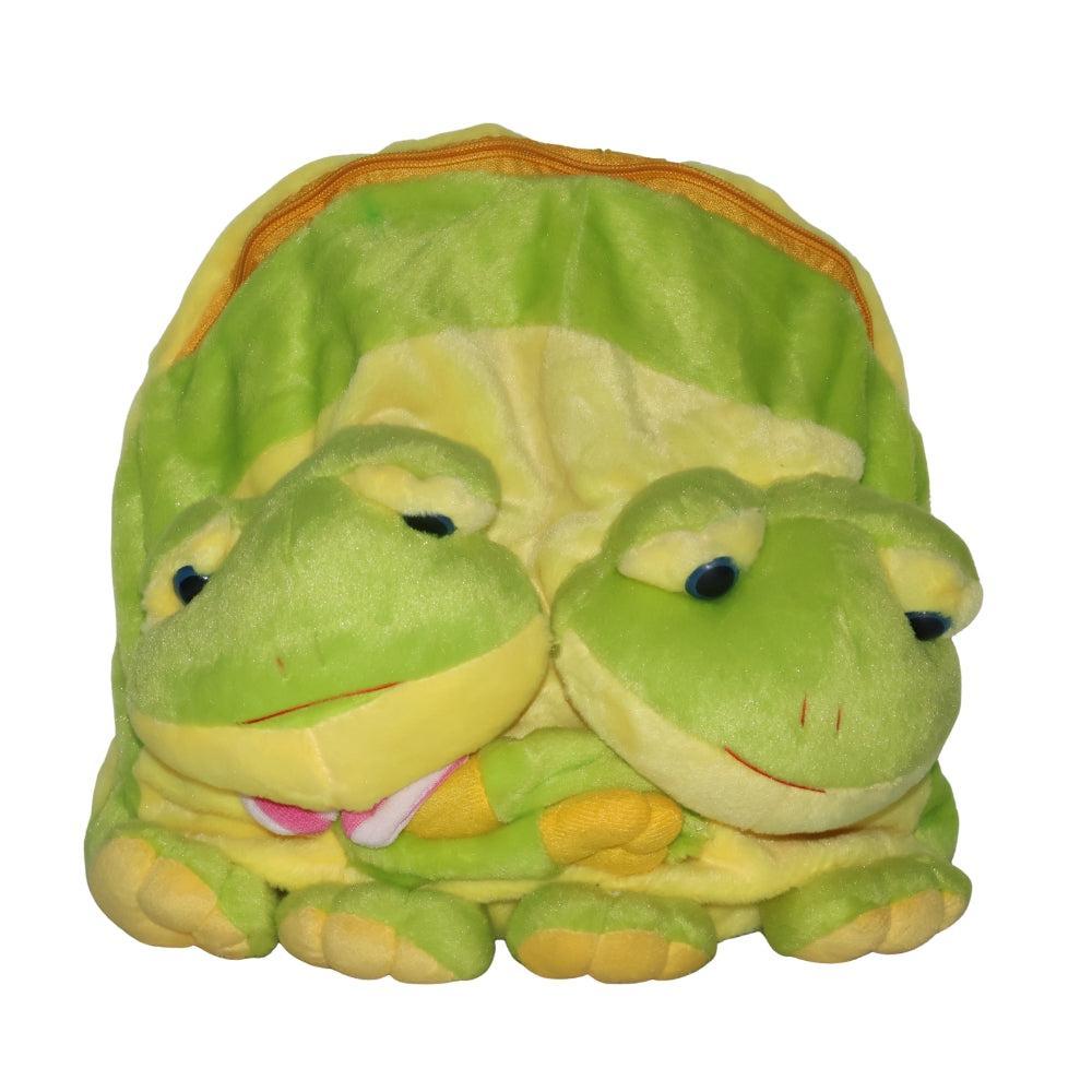 Plush Frog Kids Backpack