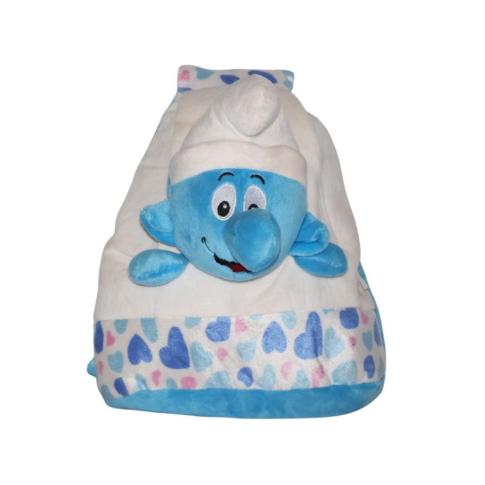Plush Smurf Kids Backpack (Brainy Smurf)