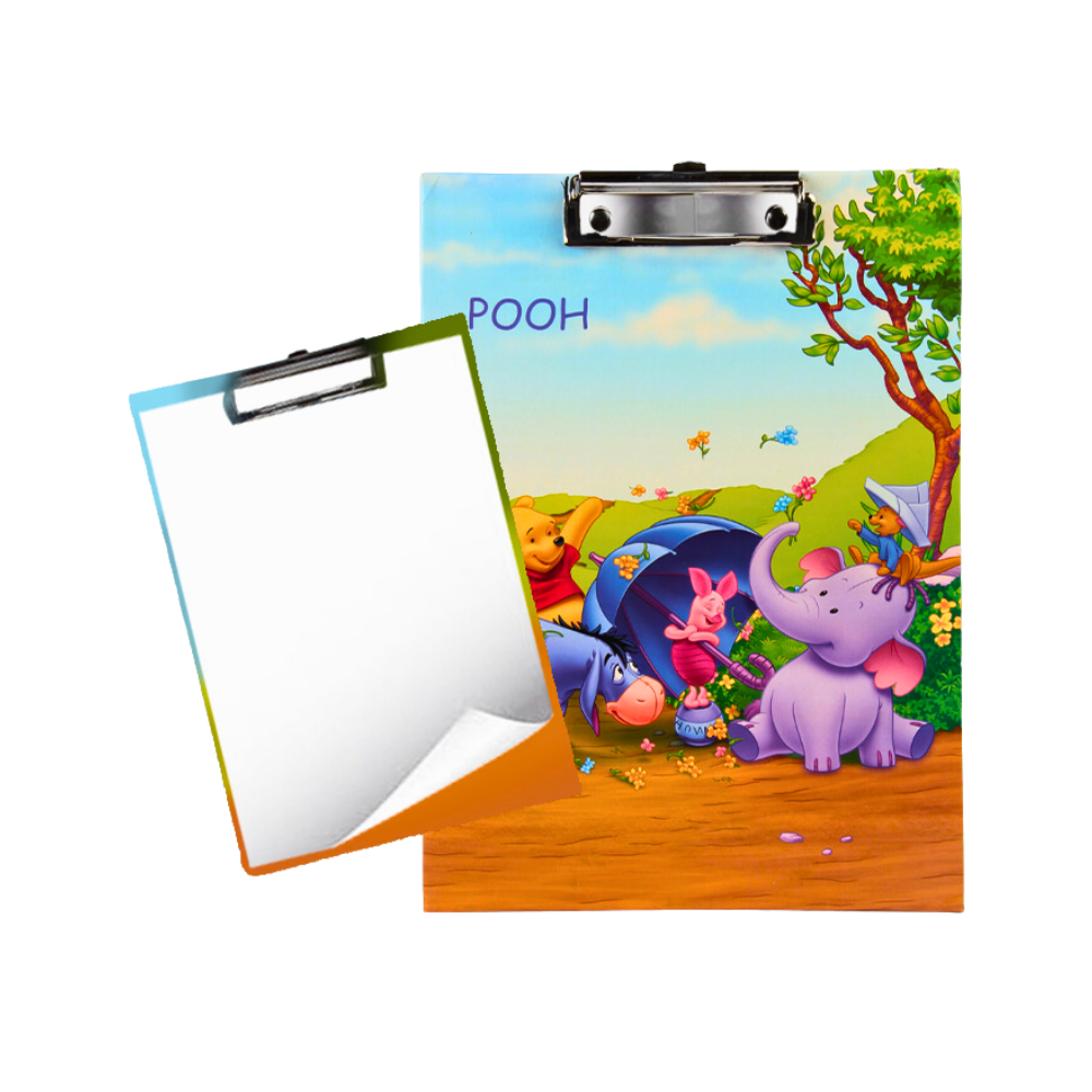 Pooh Cartoon Clipboard Exam Pad/Writing Pad A4