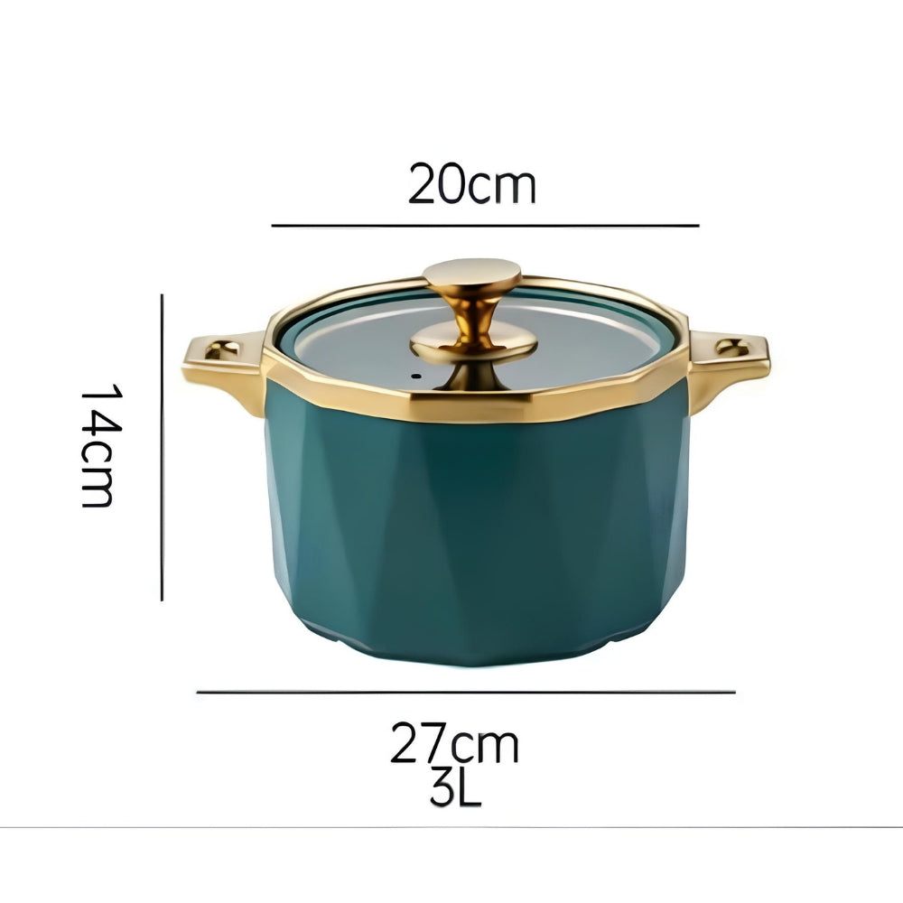Pot Casserole Ceramic Saucepan Nonstick ,High Temperature Resistant Cooking Pan Gas Electric Stove Cooker For Kitchen Pot