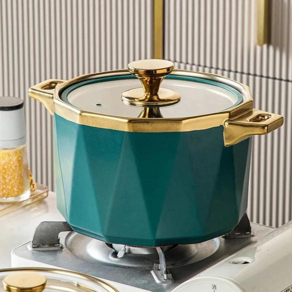 Pot Casserole Ceramic Saucepan Nonstick ,High Temperature Resistant Cooking Pan Gas Electric Stove Cooker For Kitchen Pot