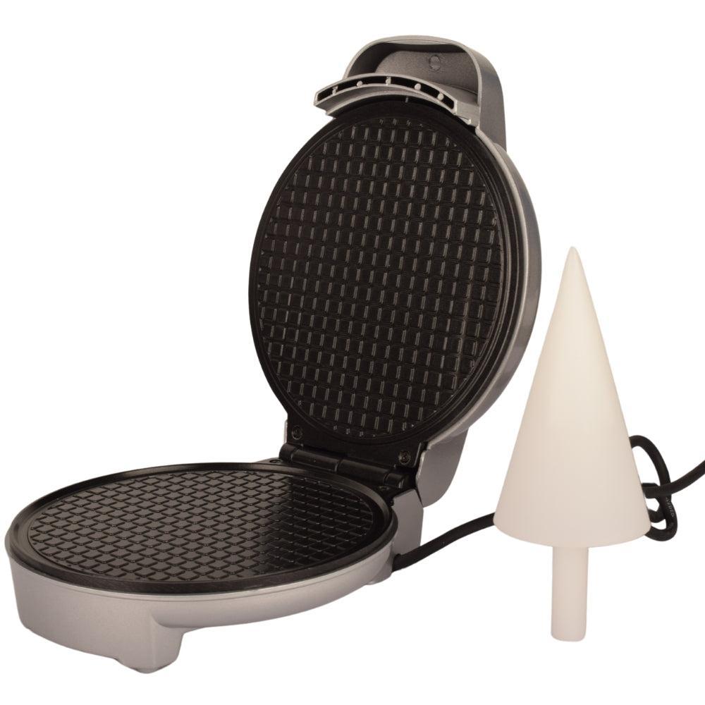 Power and ready lights. Thermostat control. Non-stick coating for easy cleaning. Easy to use.