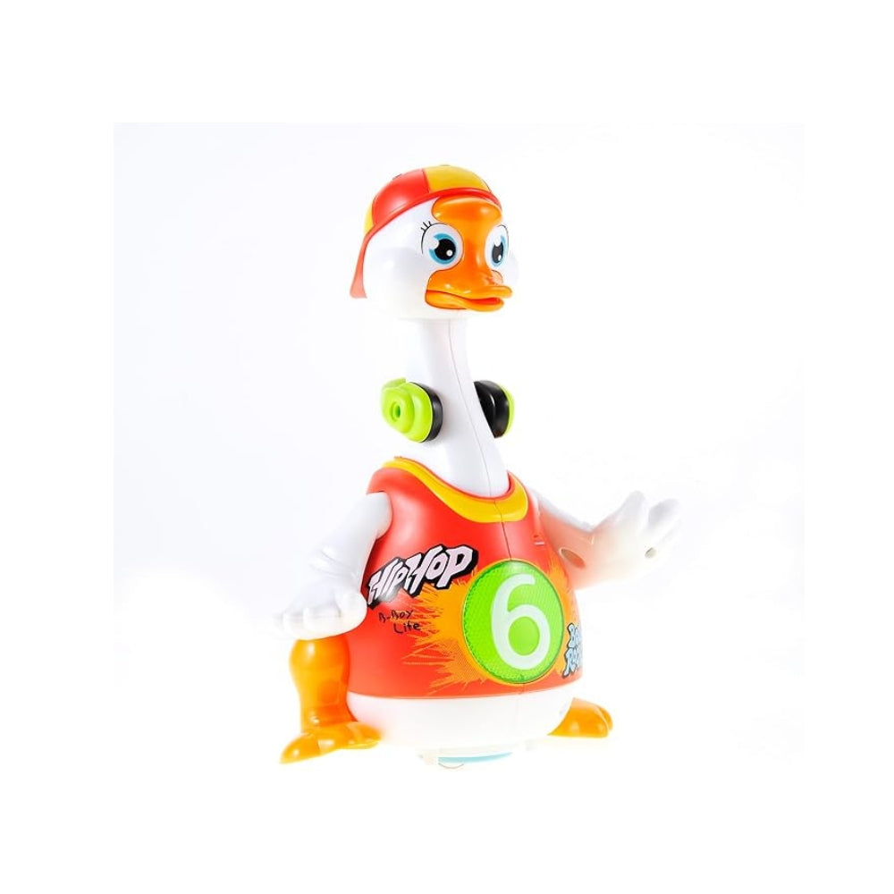 PowerTRC Kids Musical Dancing Hip Hop Goose Singing and Talking with Flashing Lights (Red)