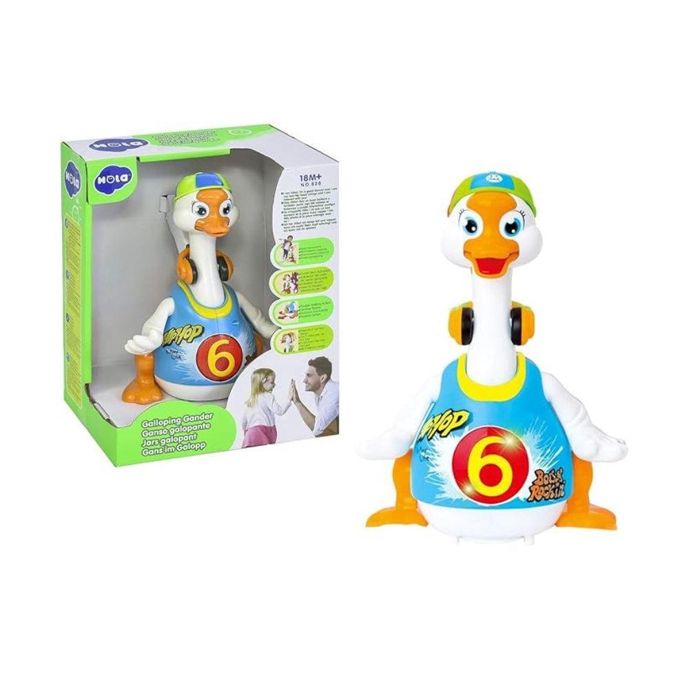 PowerTRC Kids Musical Dancing Hip Hop Goose Singing and Talking with Flashing Lights (blue)