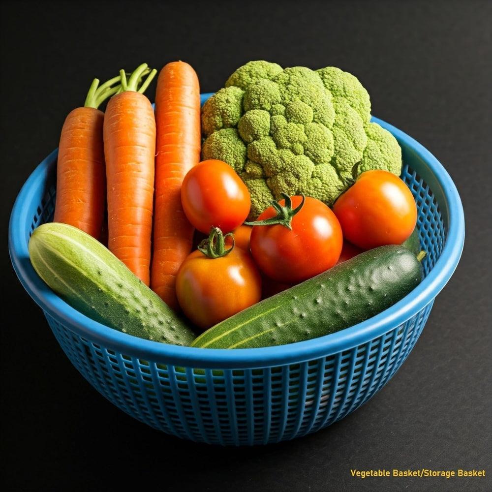Premium Plastic Round Fruit & Vegetable Baskets