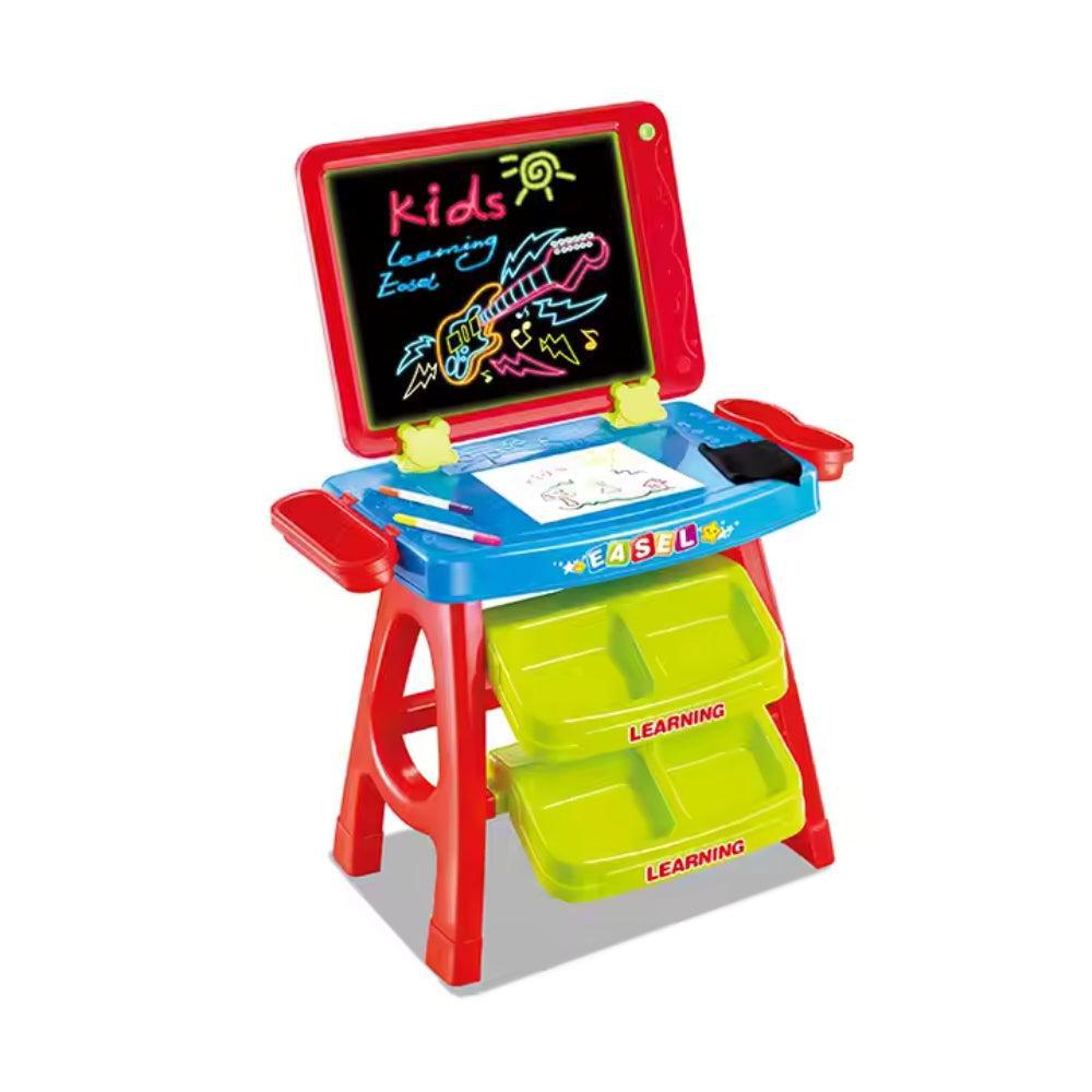 Preschool Educational Toys 3 in 1 3d Led Magic Light Drawing Board for Kids Learning