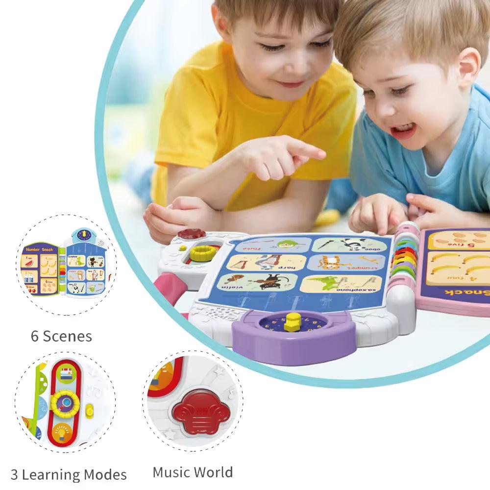 Preschool Interactive Touch Designed Learning Word Book