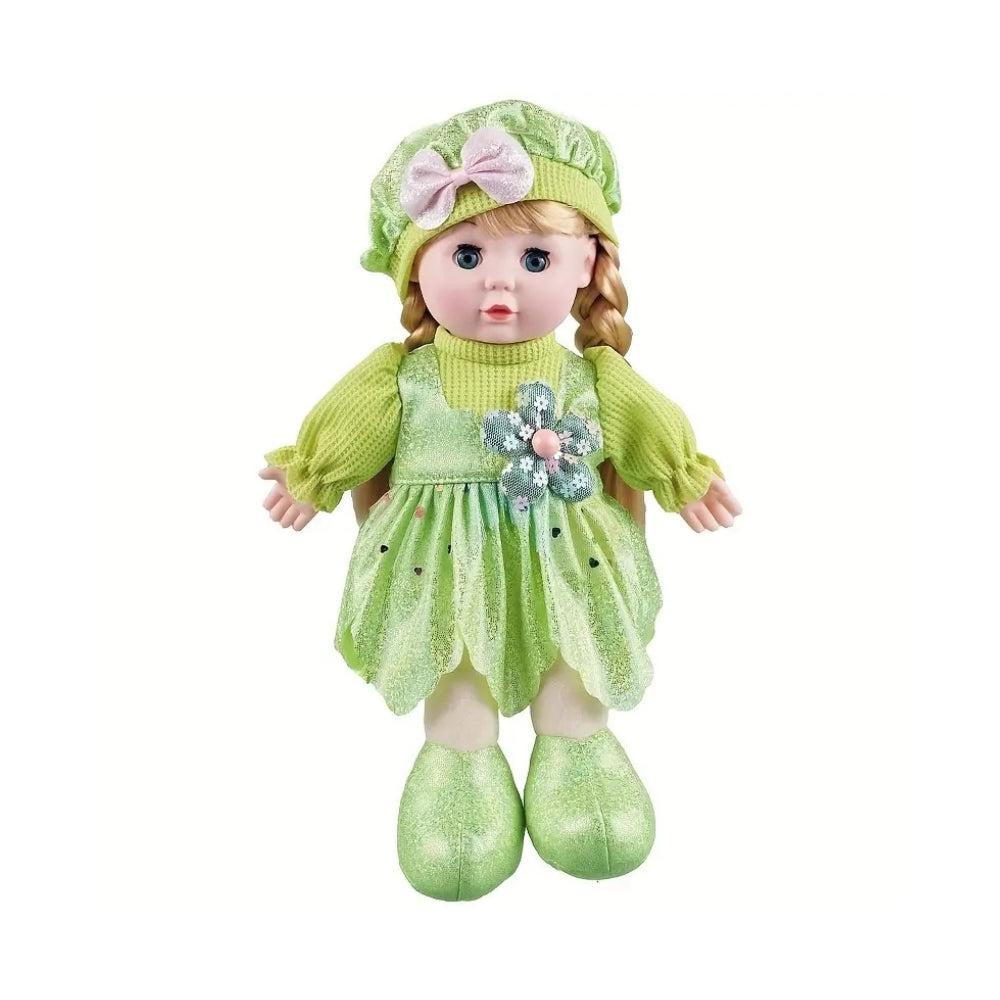 Press Singing Baby Dolls with Elegant Evening Dress Cute Girl Doll Toy Music Girl Figure Model For Boys Girls For Children Kids