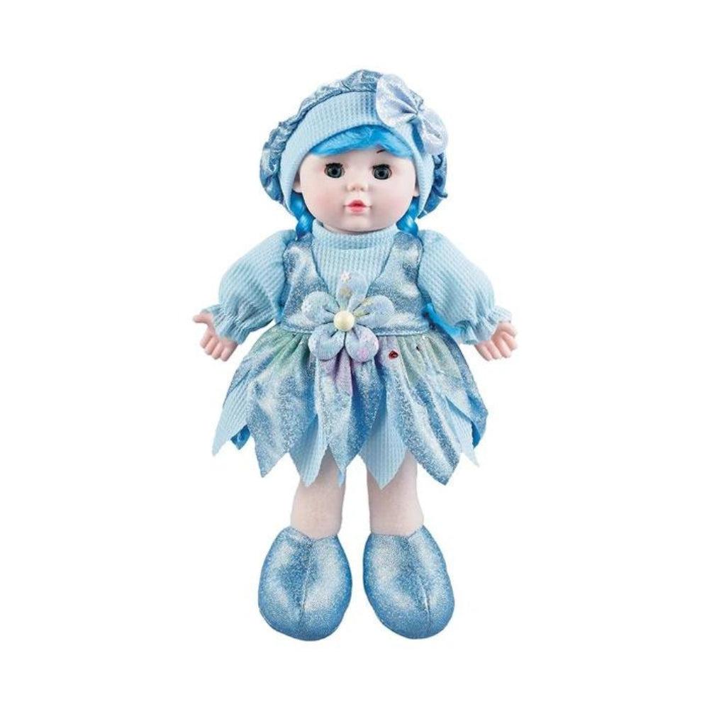 Press Singing Baby Dolls with Elegant Evening Dress Cute Girl Doll Toy Music Girl Figure Model For Boys Girls For Children Kids
