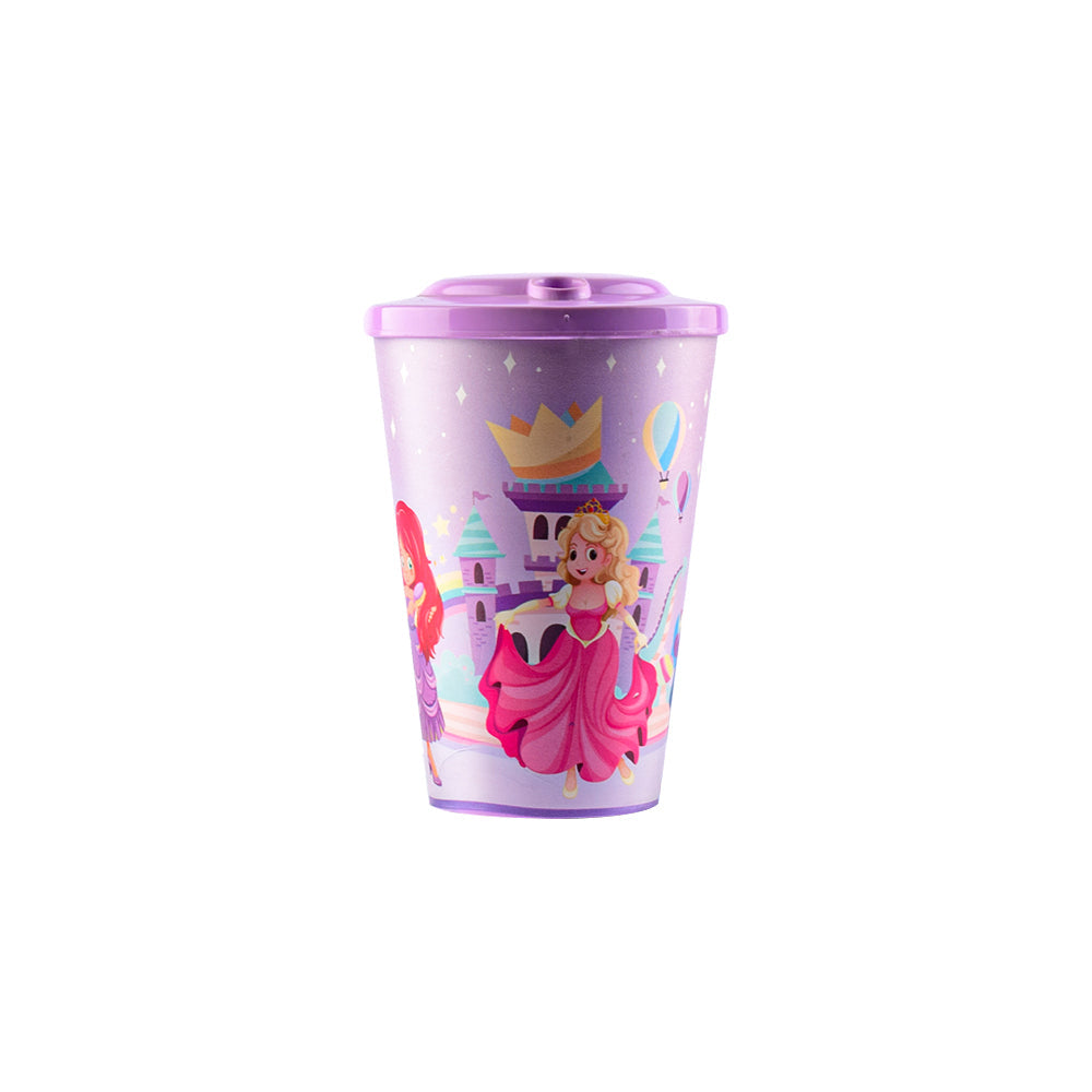 Princess Fantasy Cup With A Straw