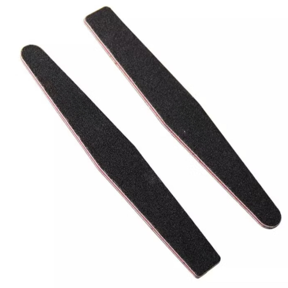 Professional File For Acrylic And Natural Nails Grain 2Pcs Black