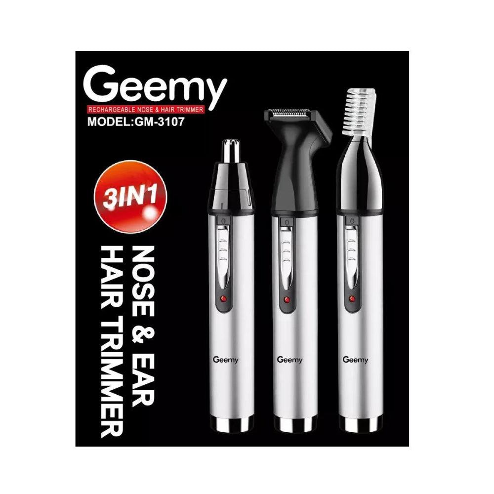 Progemei GM-3107, 3 In 1 Rechargeable Hair Trimmer