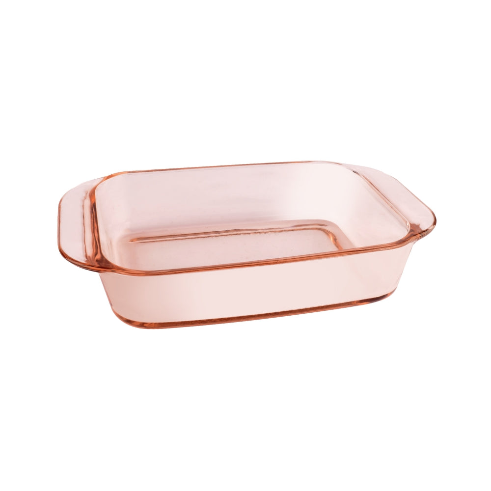 Pyrex Corning Cranberry Amethyst Glass Loaf Bake Cook Bread Pans 21 x12 cm