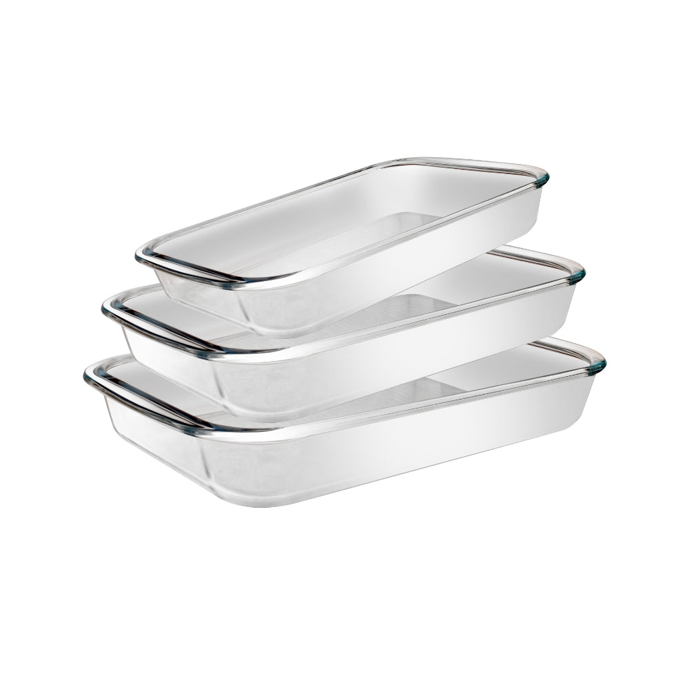 Pyrex Glass Baking Dishes 3 Pcs Set