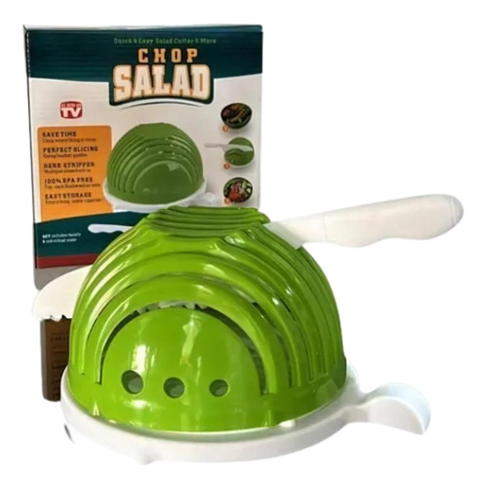 Quick Chop Salad Cutter Bowl - Fresh Salad Sliced in 60 Seconds or Less