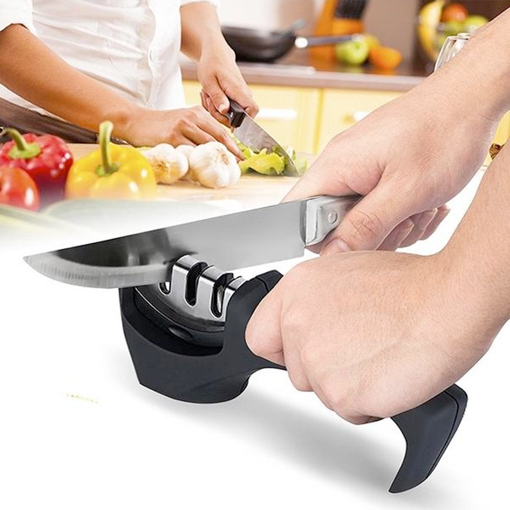 Quick Knife Sharpener Hck-168, 3 Stages, For Sharpening Kitchen Knives