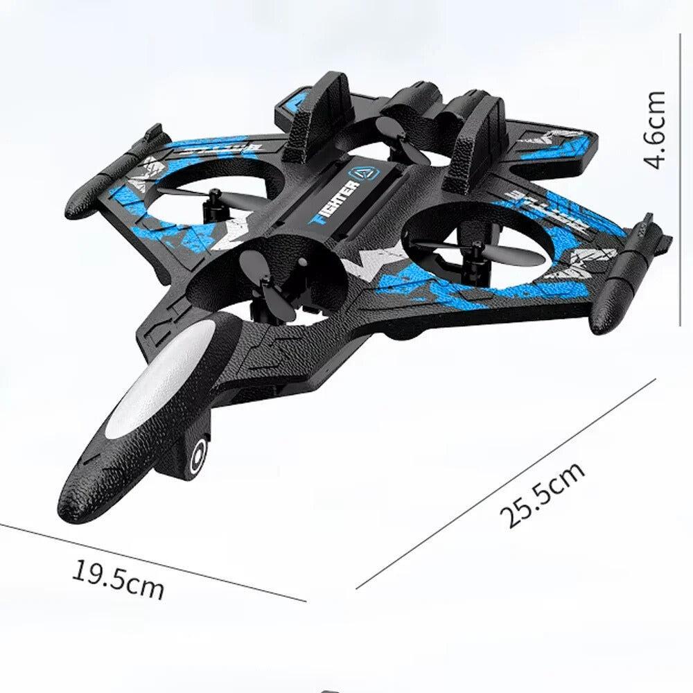 RC Jet Plane for Kids – 6-Axis Gyro, Auto Hover, 3D Stunts for 5 year + Blue