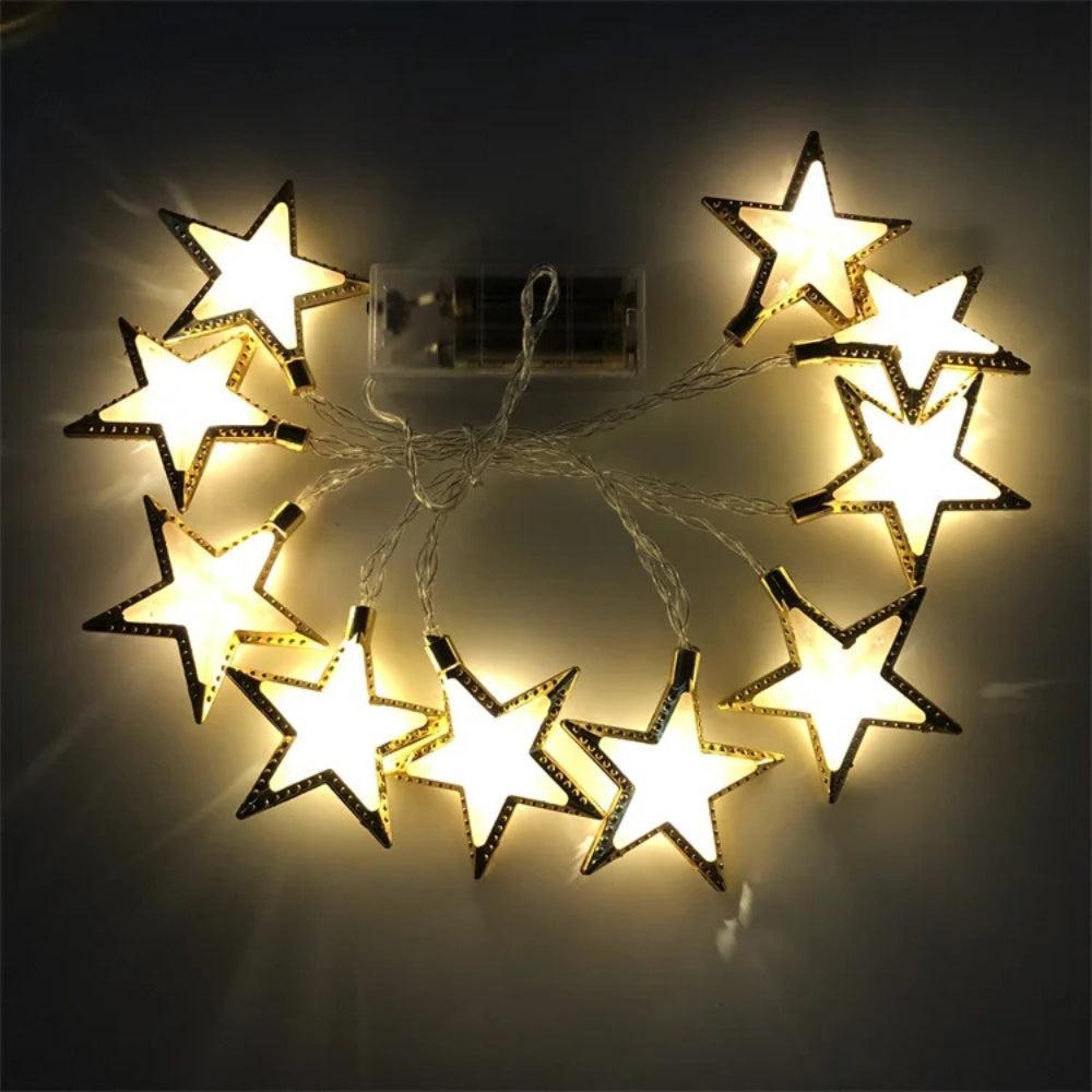 Ramadan Muslim Led String Lights, Lighting Star Islamic Steyle