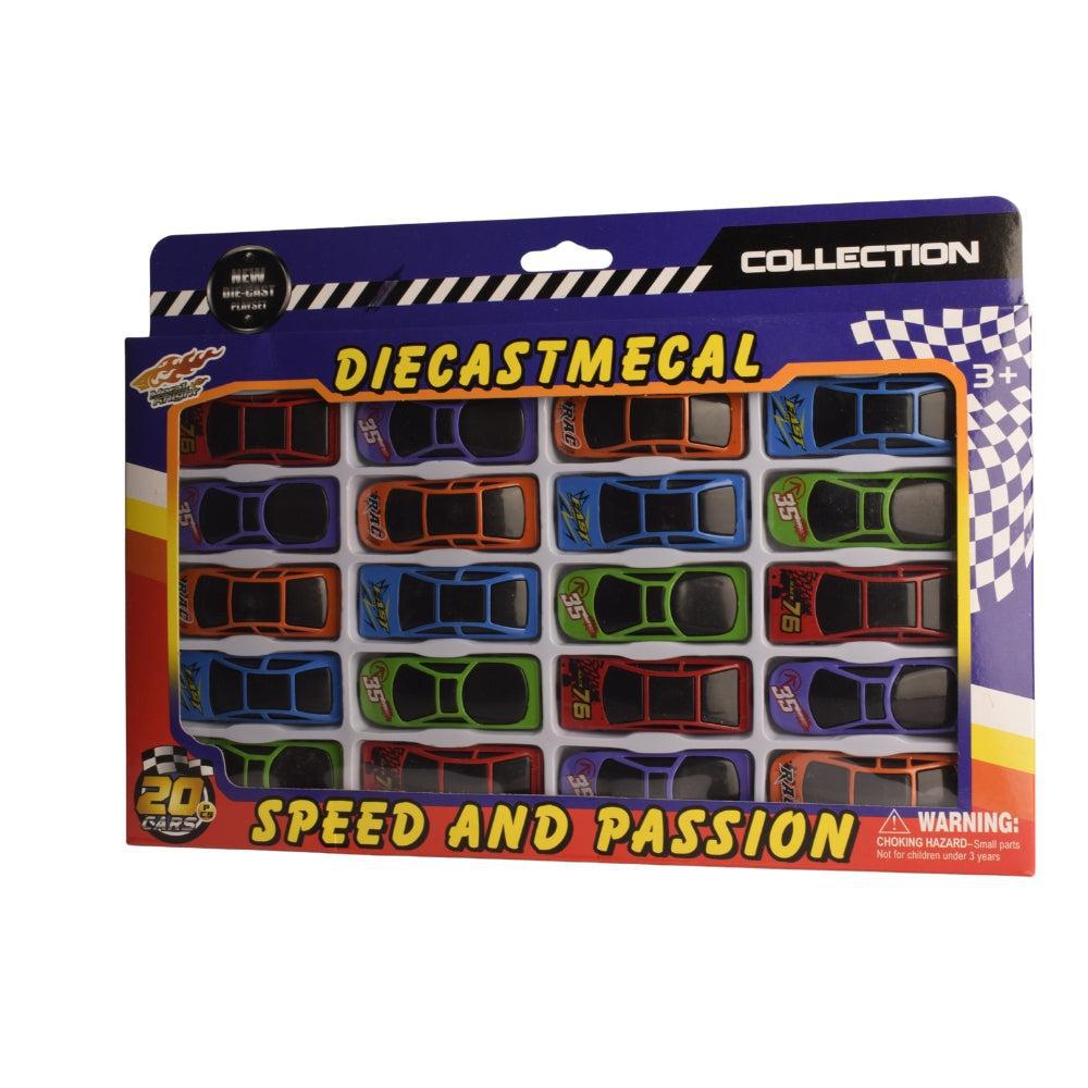 Rapid Die-Cast Metal Racer Cars 20 Pack