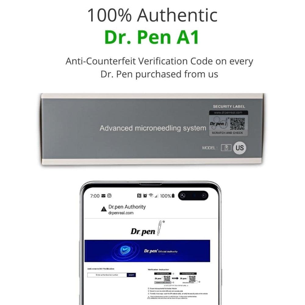 Rechargeable Dr Pen A1-W Professional Dermapen Electric Stamp Design Microneedling Face Roller For Face Skin Care & Microblading