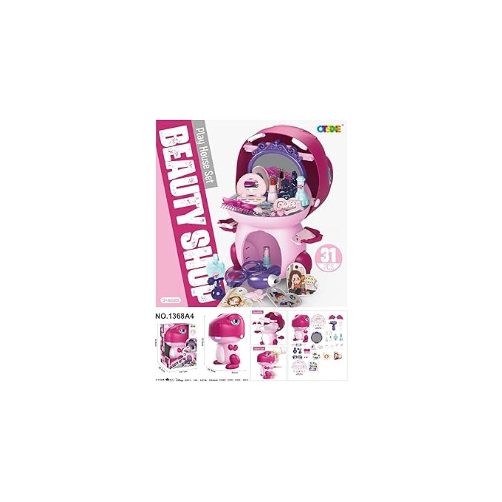 RedCrab Dinosaur Ice Toy Playset, Ice Cream Salon Dinosaur Toy for Kids with 52 Pieces, Role Play Toys Gift Kids, 3 Years, Boys, Girls