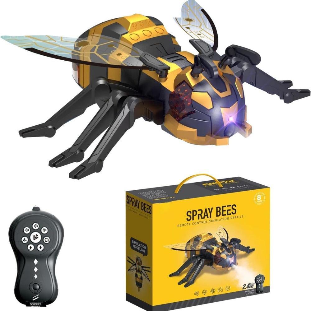 Remote Control Bee Toy – Realistic RC Bee with Music, LED Lights & Sensory Features – Educational Toy for Kids