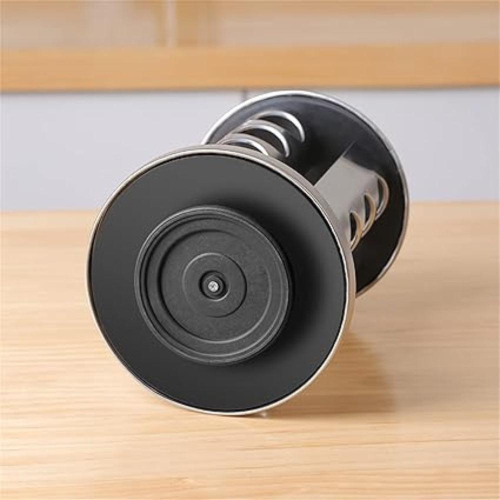 Revolving Spice Jars, Kitchen Supplies, 430 Stainless Steel Revolving Glass Spice Jar