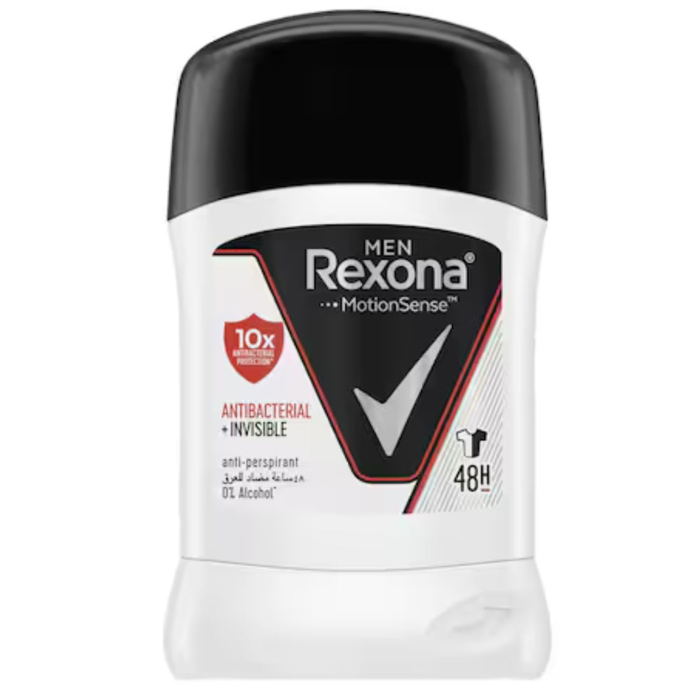 Rexona Men Antibacterial+Invisible Antiperspirant Deodorant 40g