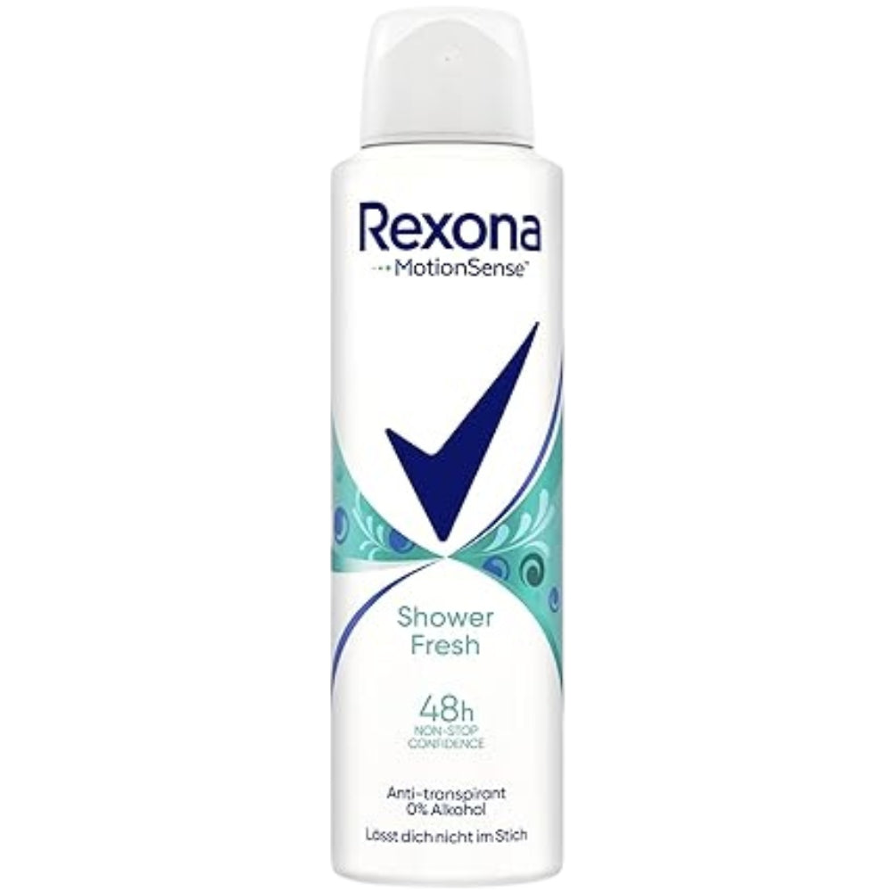Rexona MotionSense Deodorant Spray Shower Fresh Antiperspirant, 200 ml