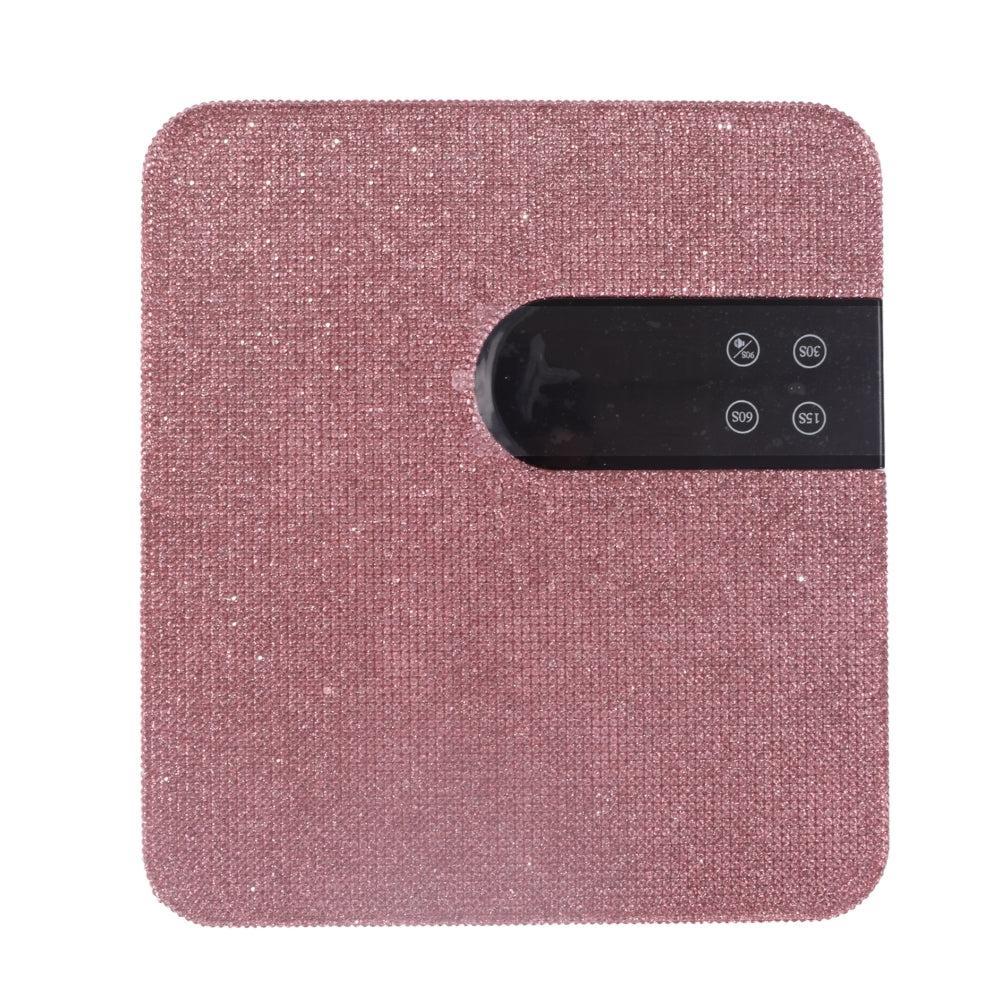 Rhinestone UV LED Nail Lamp Pink