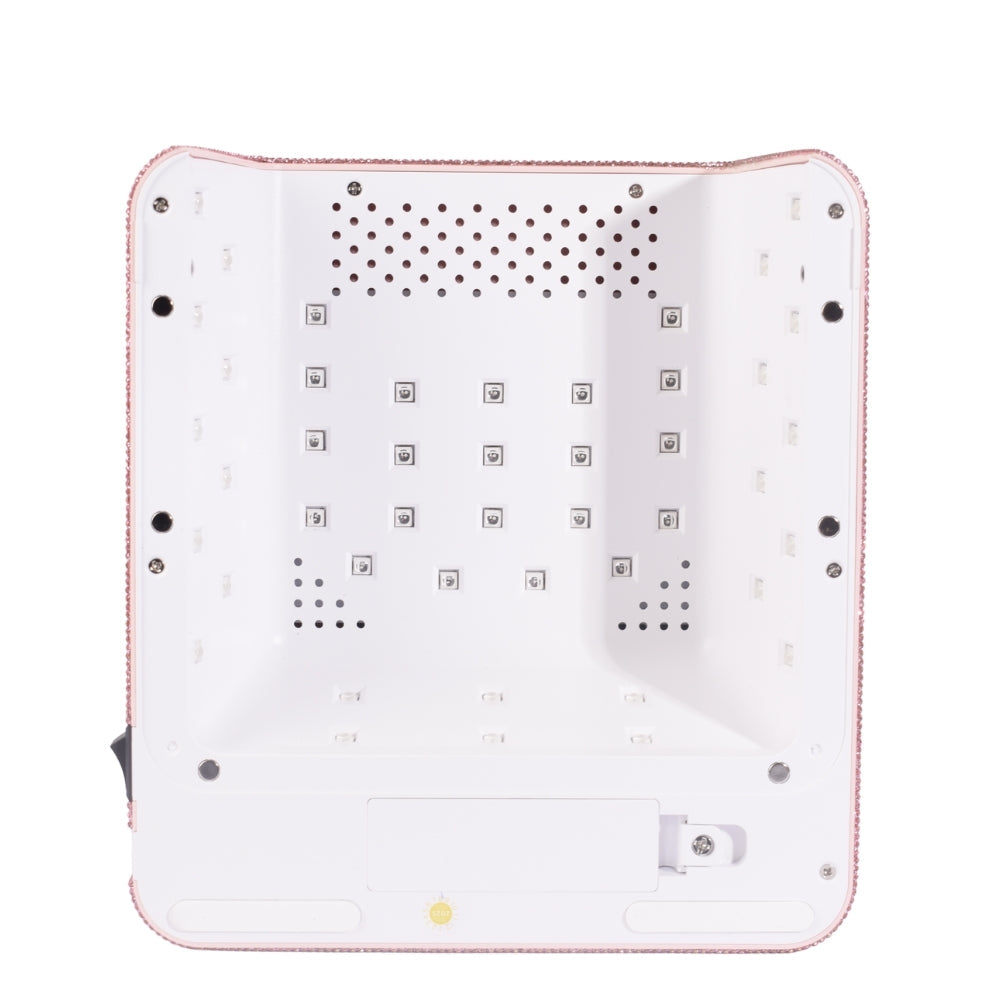 Rhinestone UV LED Nail Lamp Pink
