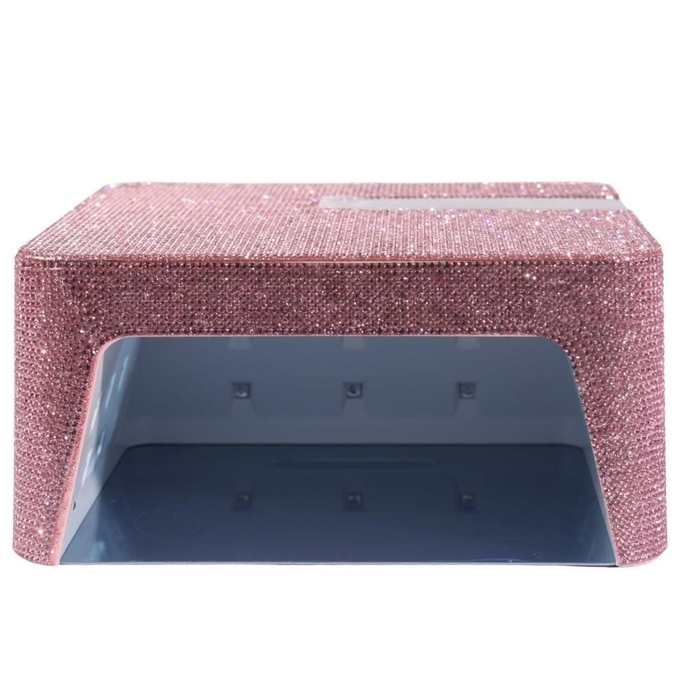 Rhinestone UV LED Nail Lamp Pink