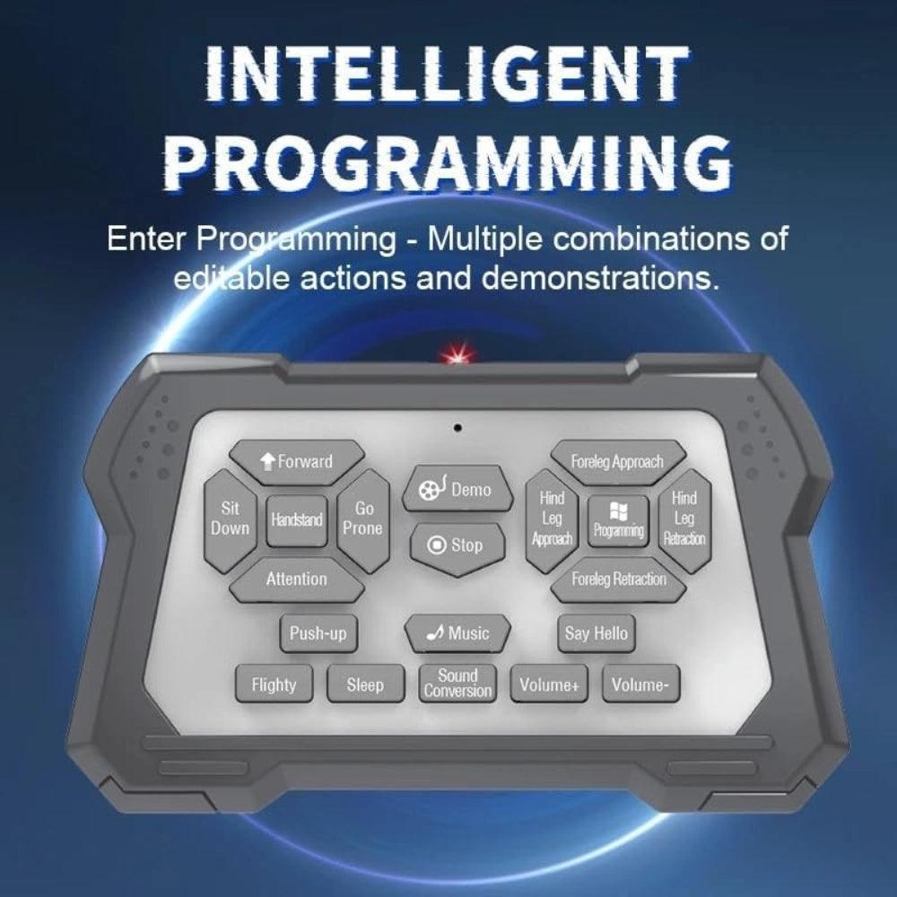 Robot Dog for Kids, Remote Control Robot Rechargeable Programing Stunt Robo Dog with Sing, Dance, Touch Function, Robotic Dog Toy for Boys s, Red