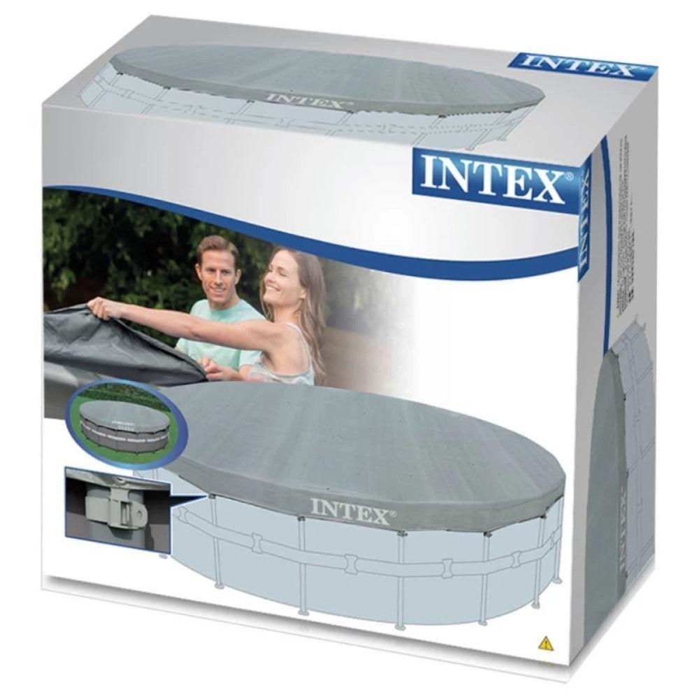 Round Pool Cover Deluxe Gray