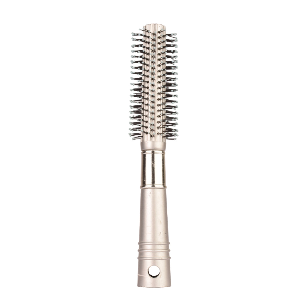 Round Rolling Curling Roller Comb Hair Brush With Soft Bristles For Men And Women