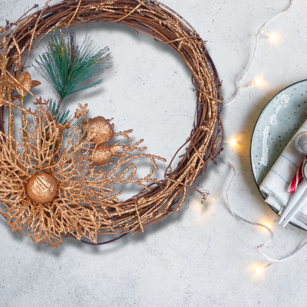 Rounded Christmas Decor Wreath