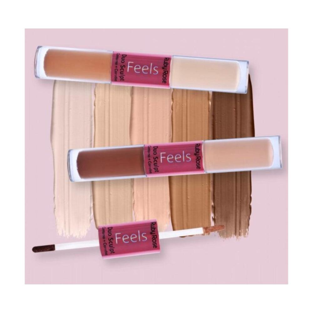 Ruby Rose Feels Duo Sculpt Contorno + Coreectivo