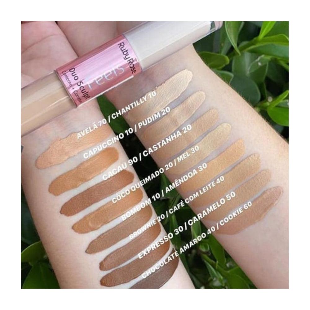 Ruby Rose Feels Duo Sculpt Contorno + Coreectivo