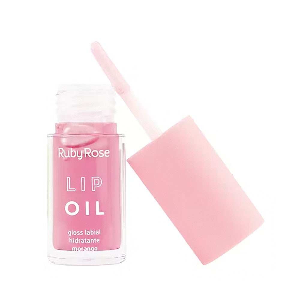 Ruby Rose HB-8221 Lip Oil Gloss Labial Hidratante Morango