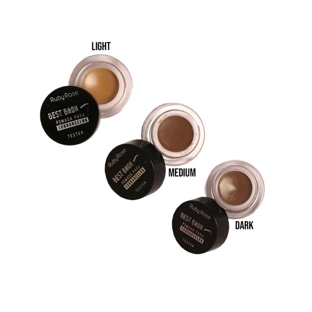 Brow Powder Ruby Ruby Rose Pomada Para Eyebrow Light