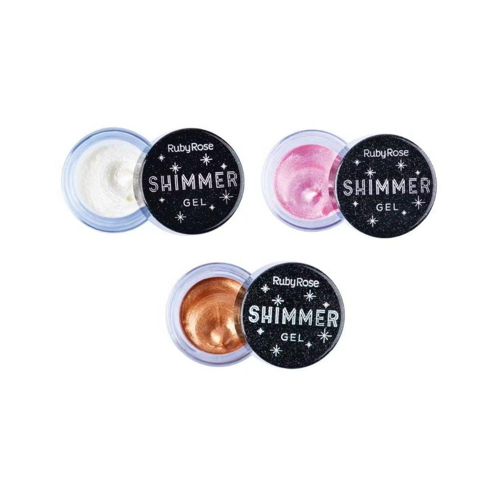 Ruby Rose Shimmer Gel Shine 01 White