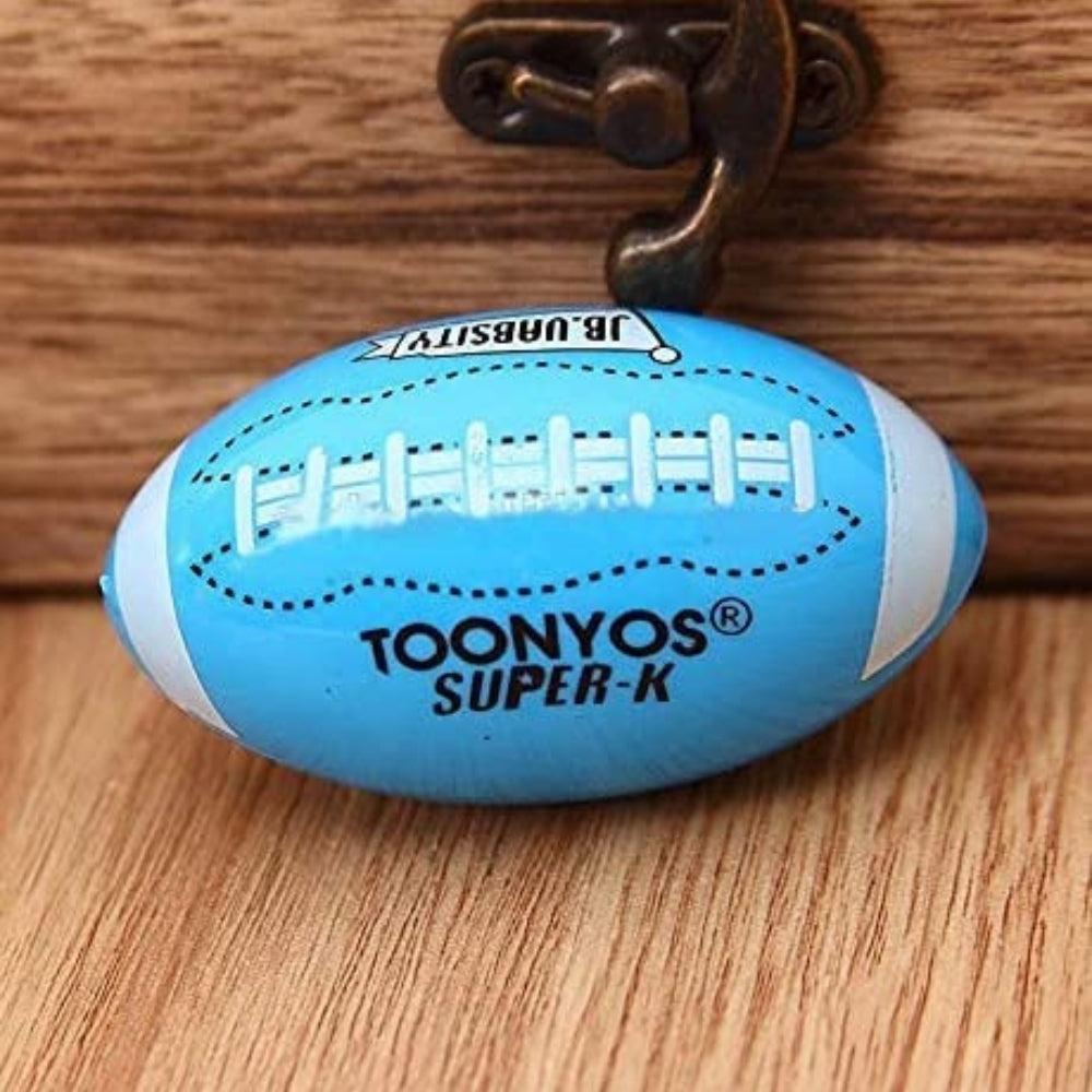 Rugby Football Shape Plastic Pencil Sharpener, Stationery for Kids School Boys Girls, Birthday Return Gifts