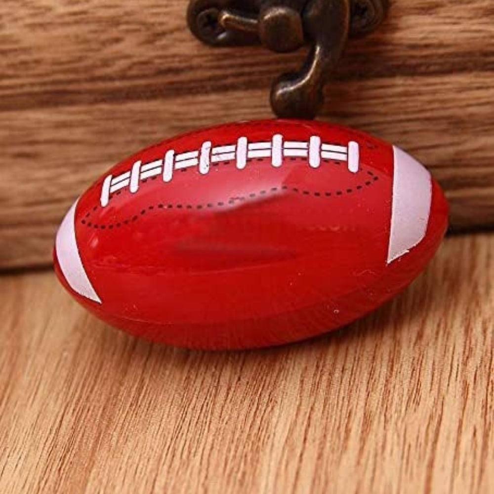 Rugby Football Shape Plastic Pencil Sharpener, Stationery for Kids School Boys Girls, Birthday Return Gifts